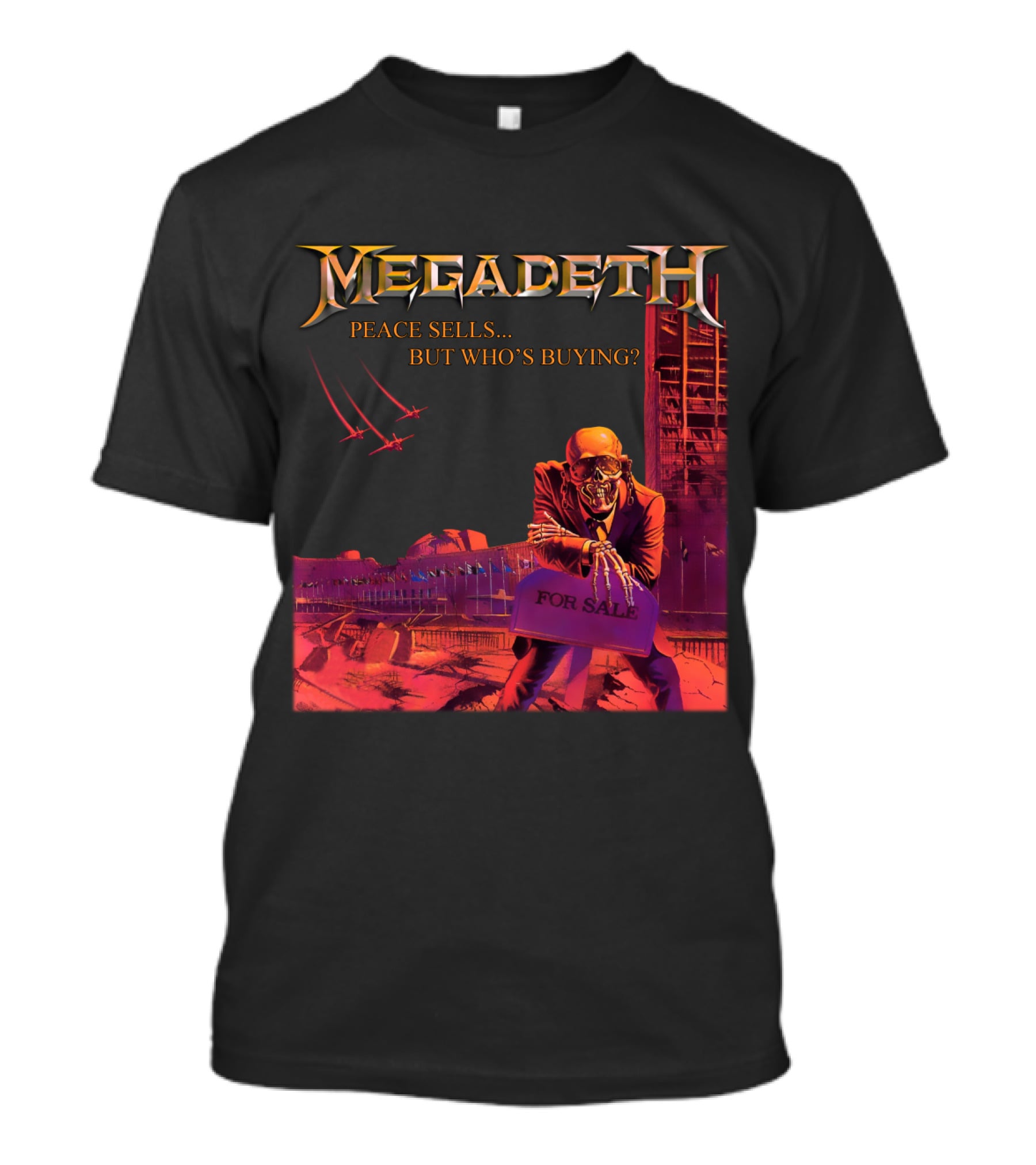 Megadeth MGD 08 Peace Sells But Who's Buying For Sale Scene T-Shirt