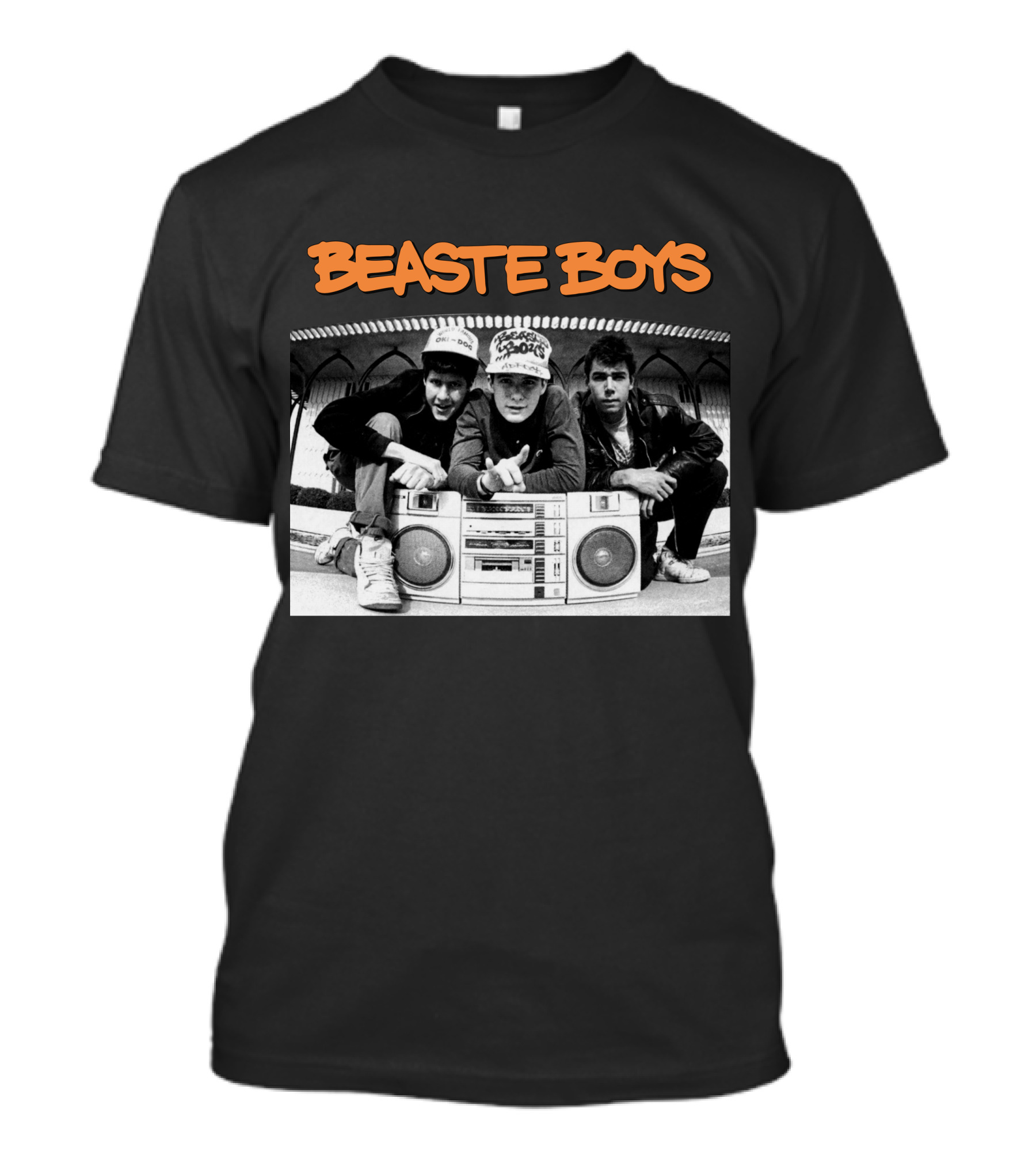 Beaste Boys With Hip-Hop Trio And Boombox T-Shirt