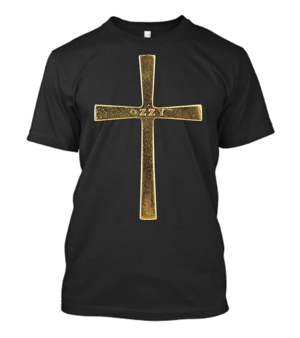 Ozzy Gold Cross T-Shirt