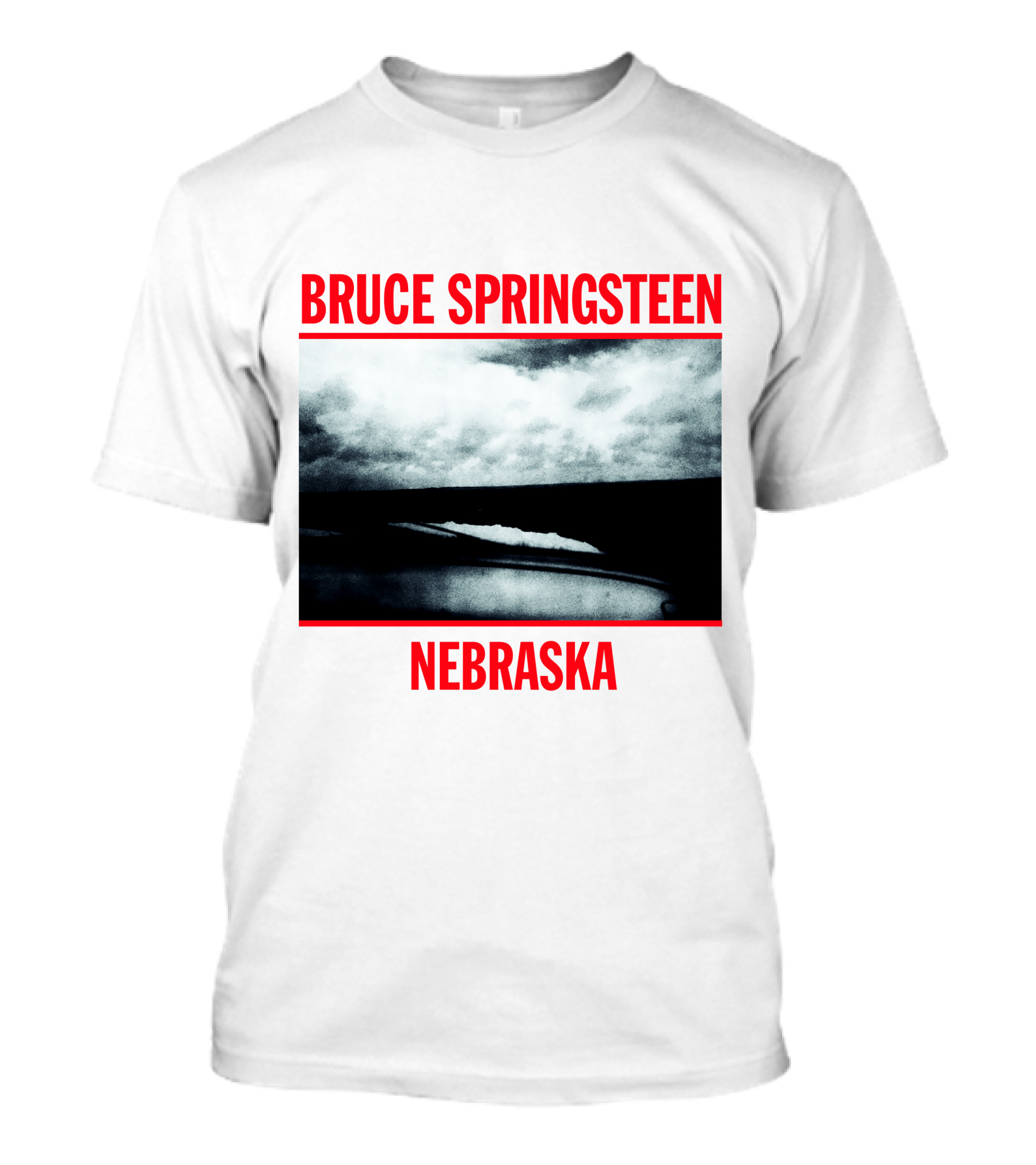 Bruce Springsteen Nebraska Album Cover Brs T-Shirt