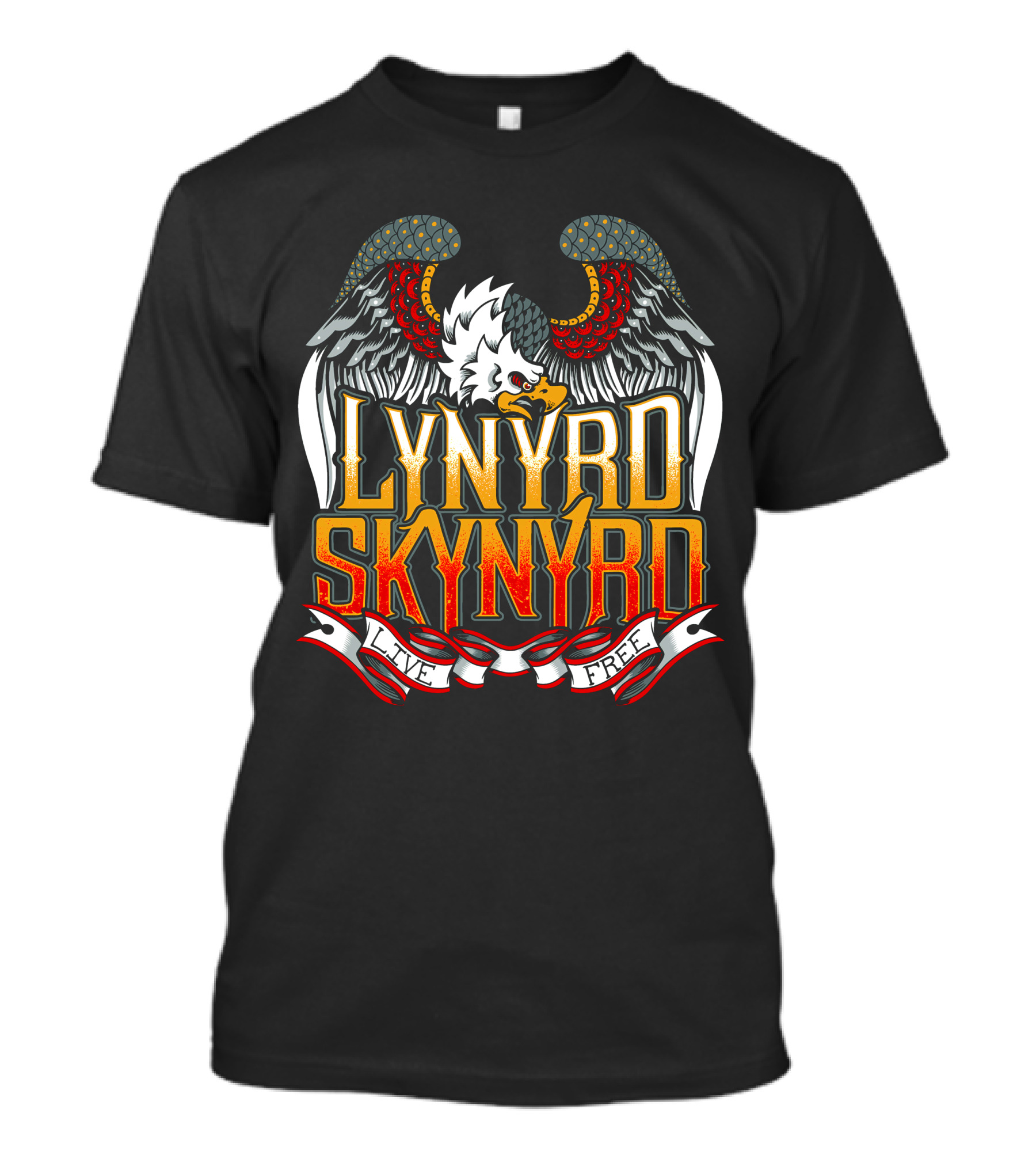 Lynyrd Skynyrd Live Free Eagle Wings T-Shirt