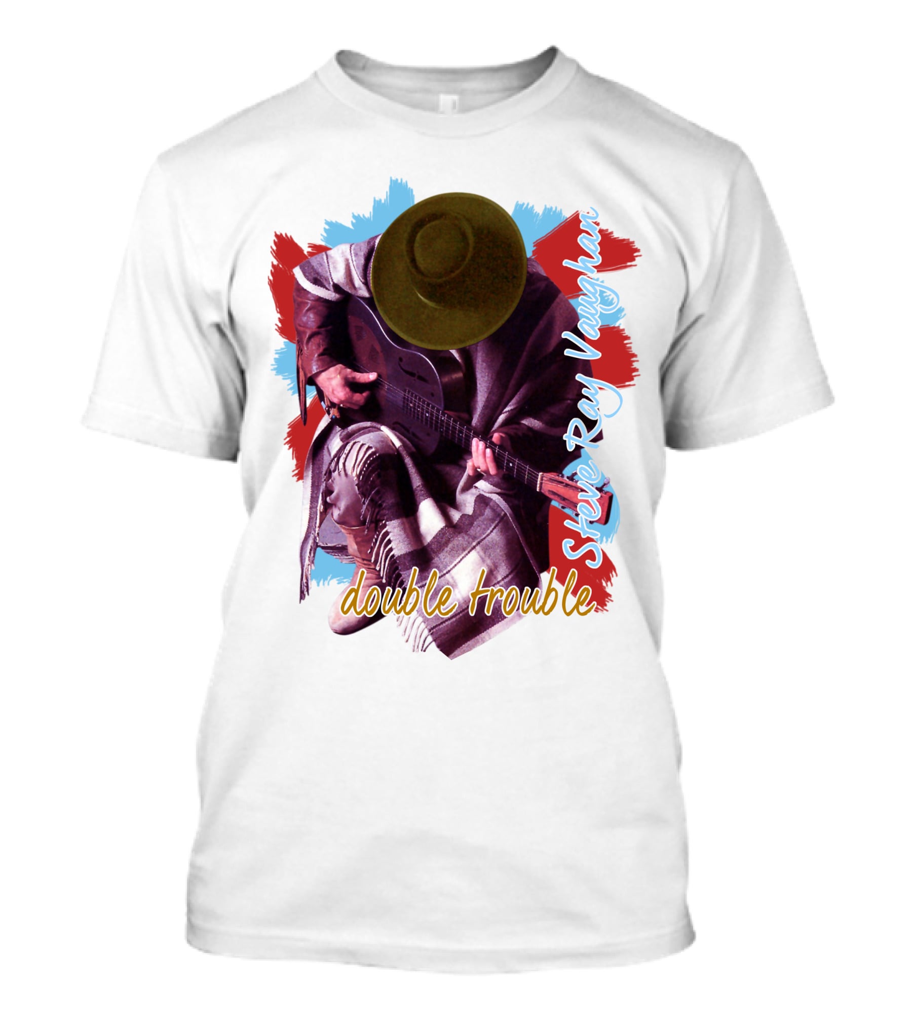 Steve Ray Vaughan Double Trouble T-Shirt