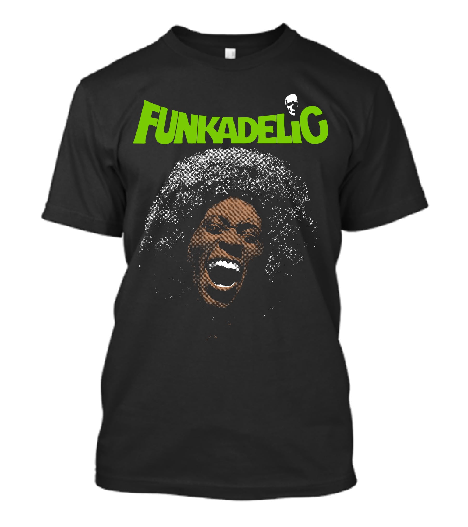 Funkadelic Logo With Screaming Woman And Skull T-Shirt
