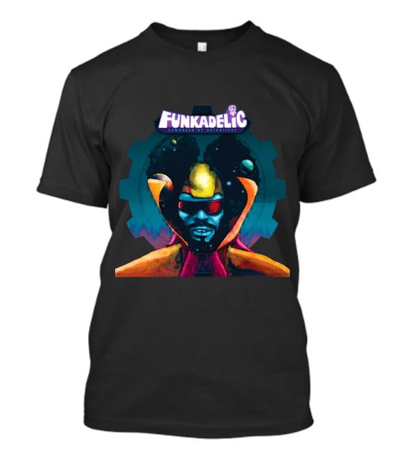Funkadelic Legends By Detroiterz Iconic Afro-Futuristic Art T-Shirt