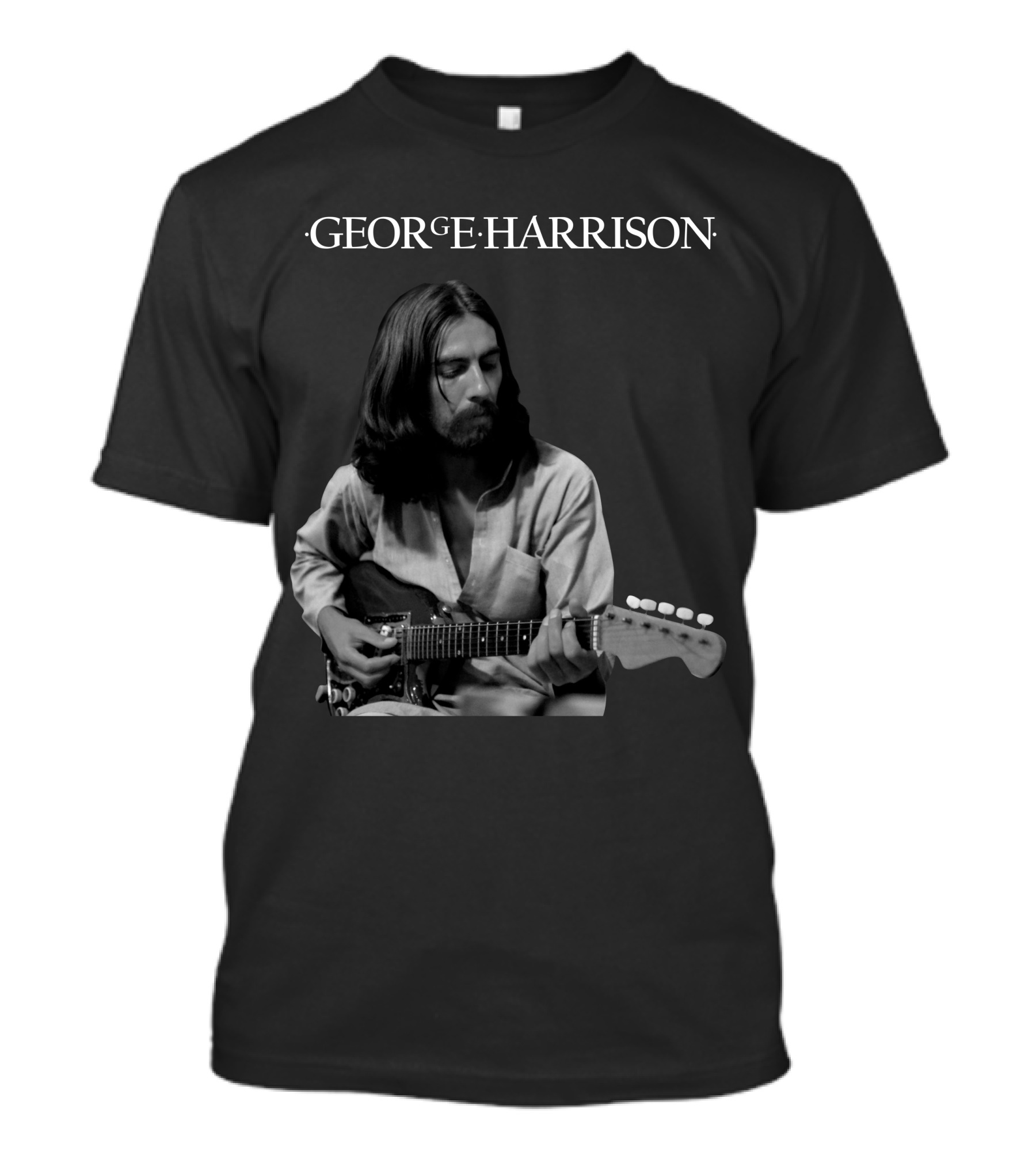 George Harrison Playing Guitar T-Shirt