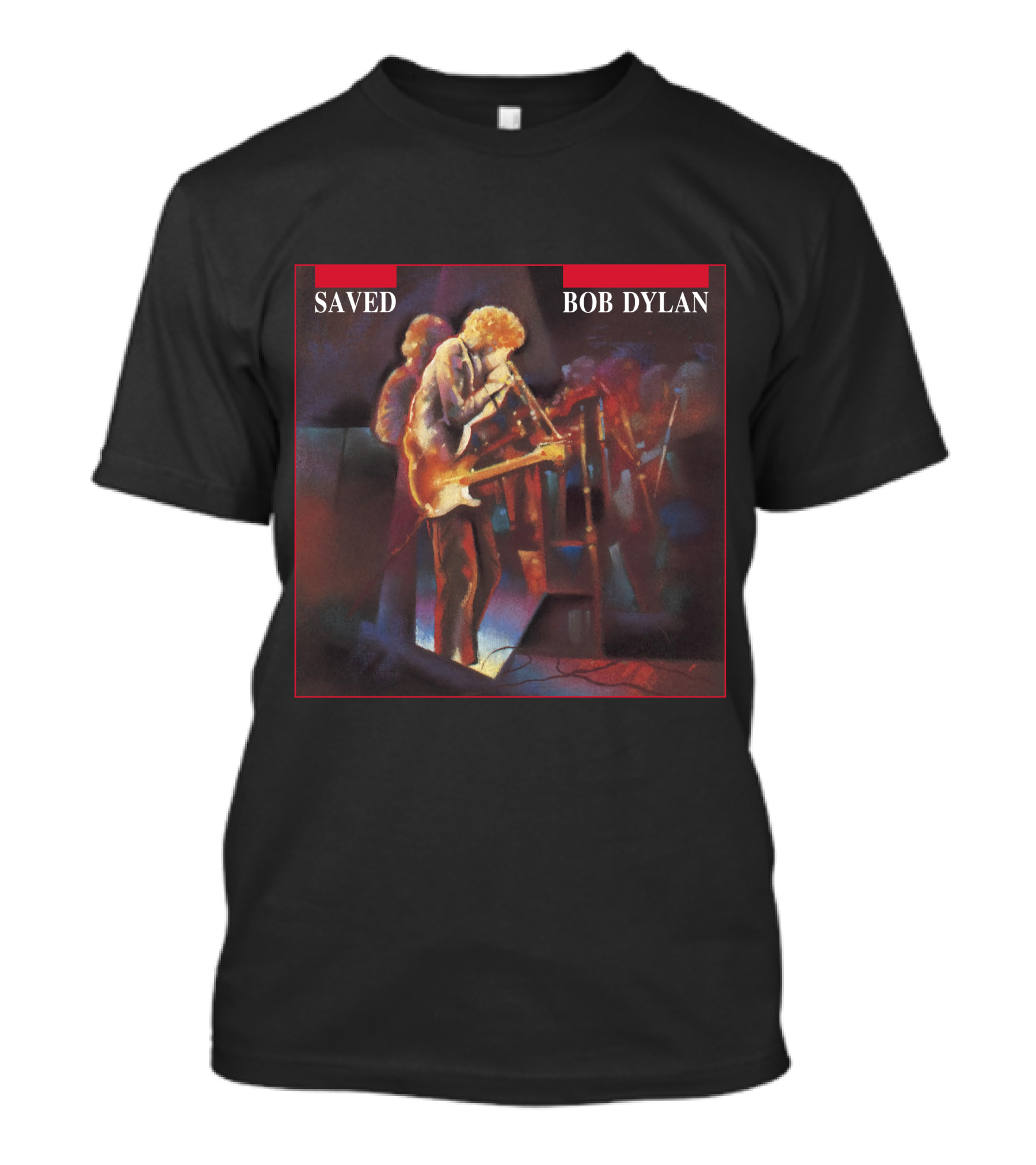 Saved Bob Dylan Concert Performance Artwork T-Shirt
