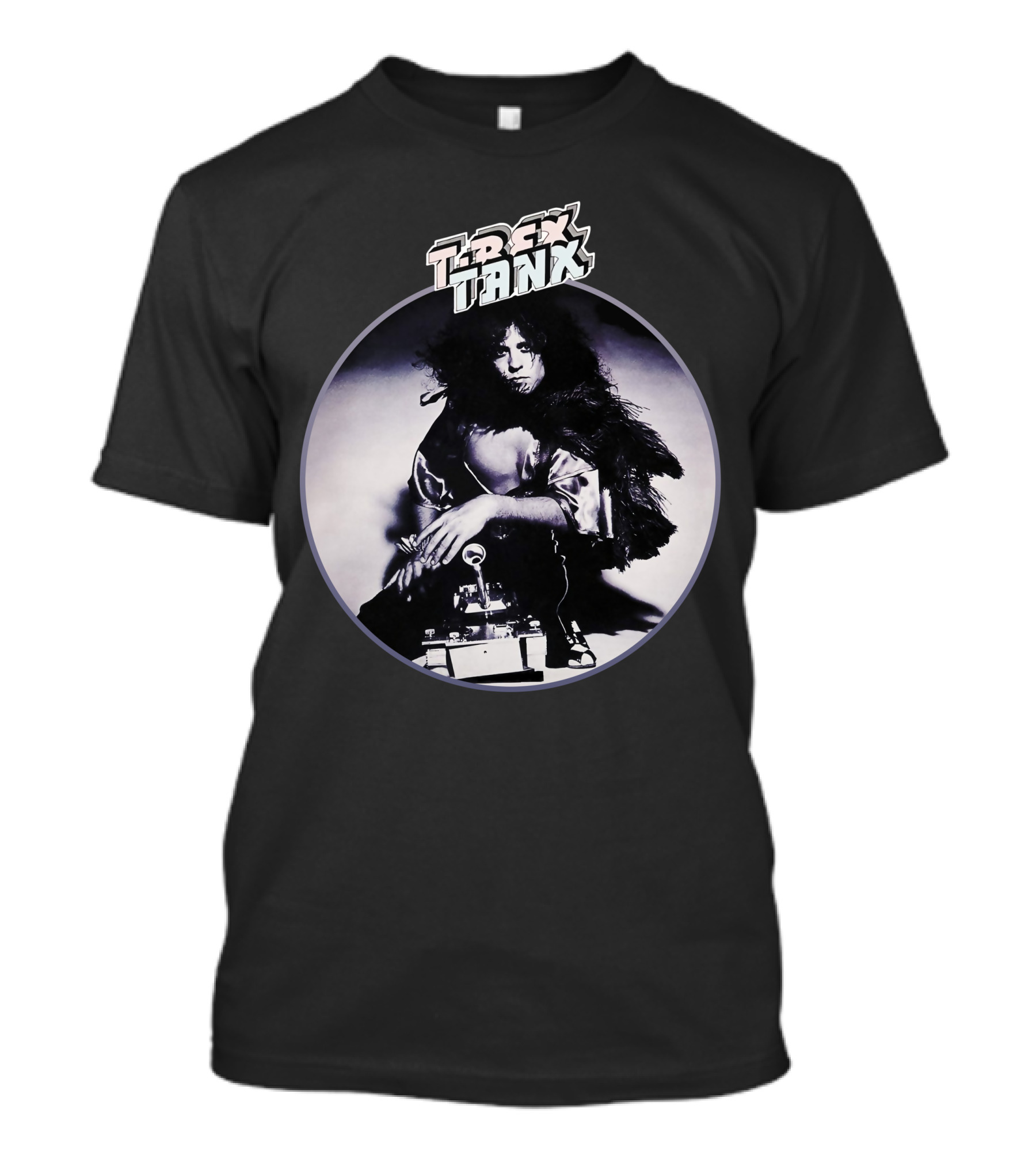 Trex Tanx Album Art Black And White Photo T-Shirt