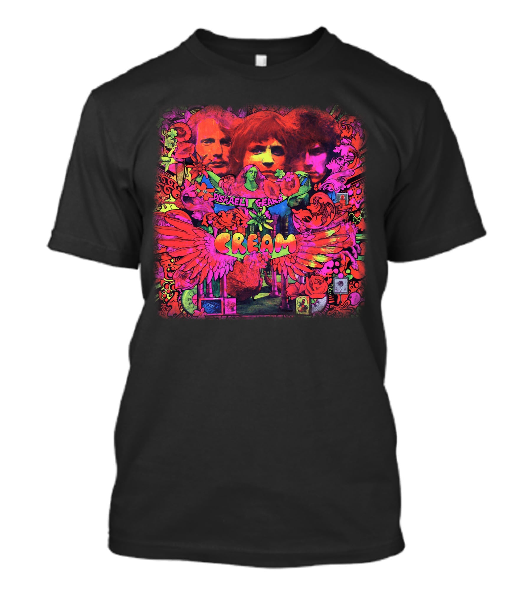 Disraeli Gears Cream Psychedelic Album Art 1967 T-Shirt