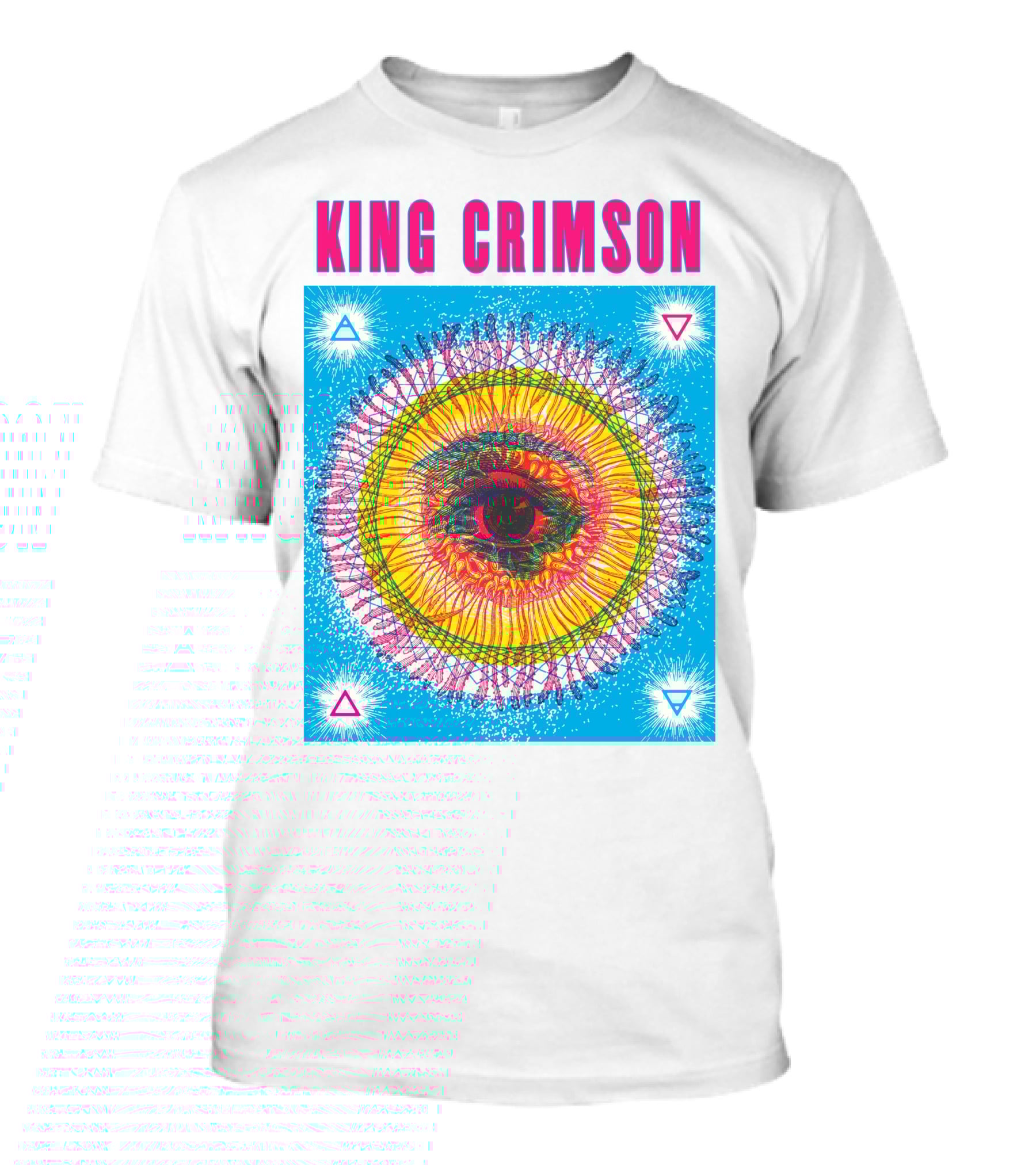 King Crimson Psychedelic Eye Geometric T-Shirt