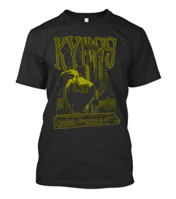 Kyuss Palm Desert Ca Cactus And Vulture Artwork T-Shirt
