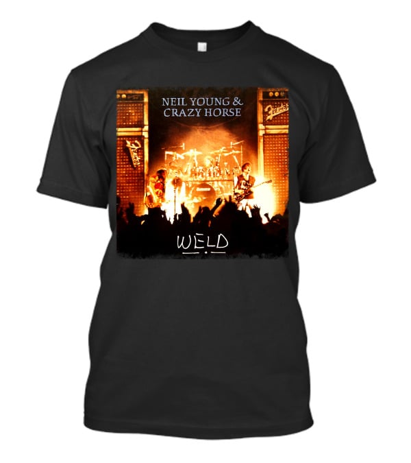 Neil Young & Crazy Horse Weld Live Performance Stage Amps T-Shirt