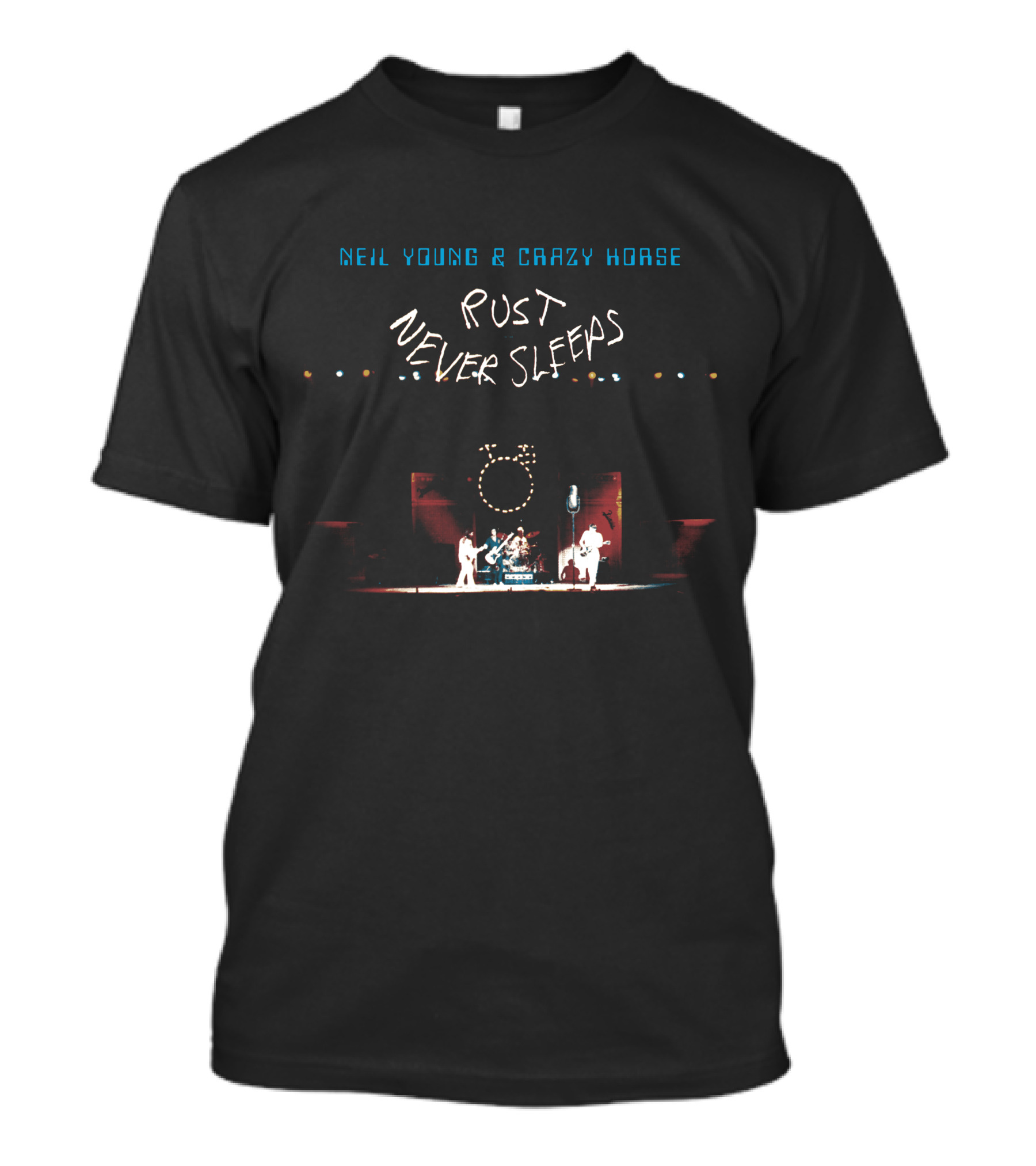 Neil Young & Crazy Horse Rust Never Sleeps Concert Scene T-Shirt