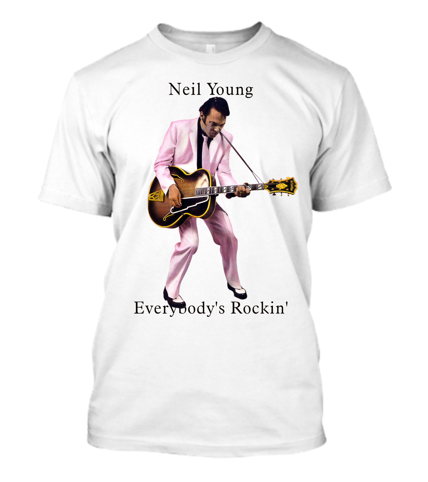 Neil Young Everybody's Rockin' T-Shirt