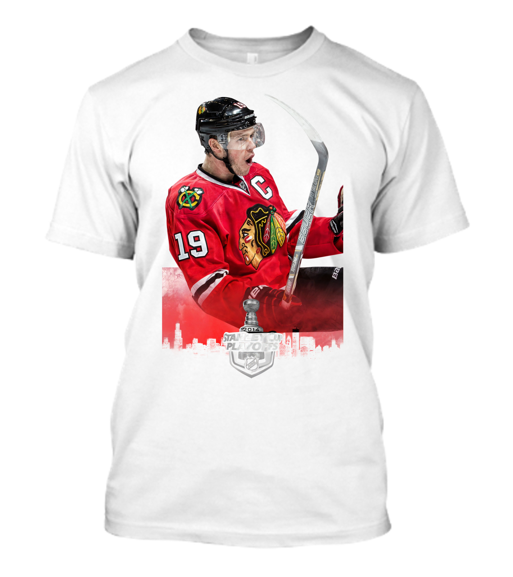 Chicago Blackhawks Nhl 2014 Stanley Cup Playoffs Captain T-Shirt