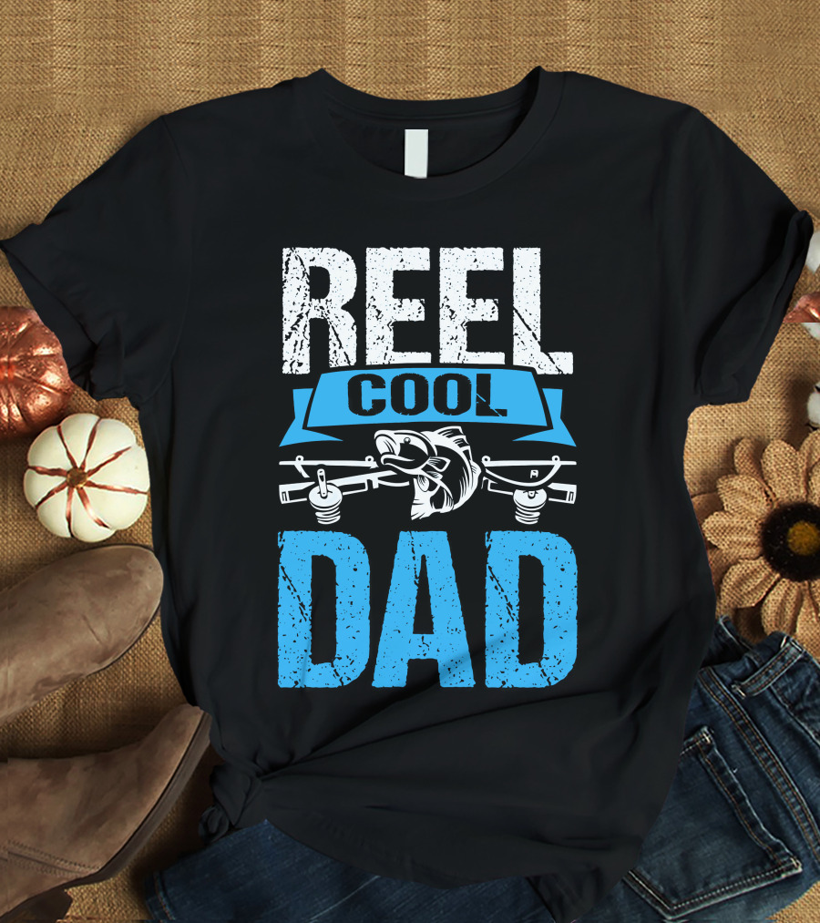 Reel Cool Dad Fishing T-Shirt