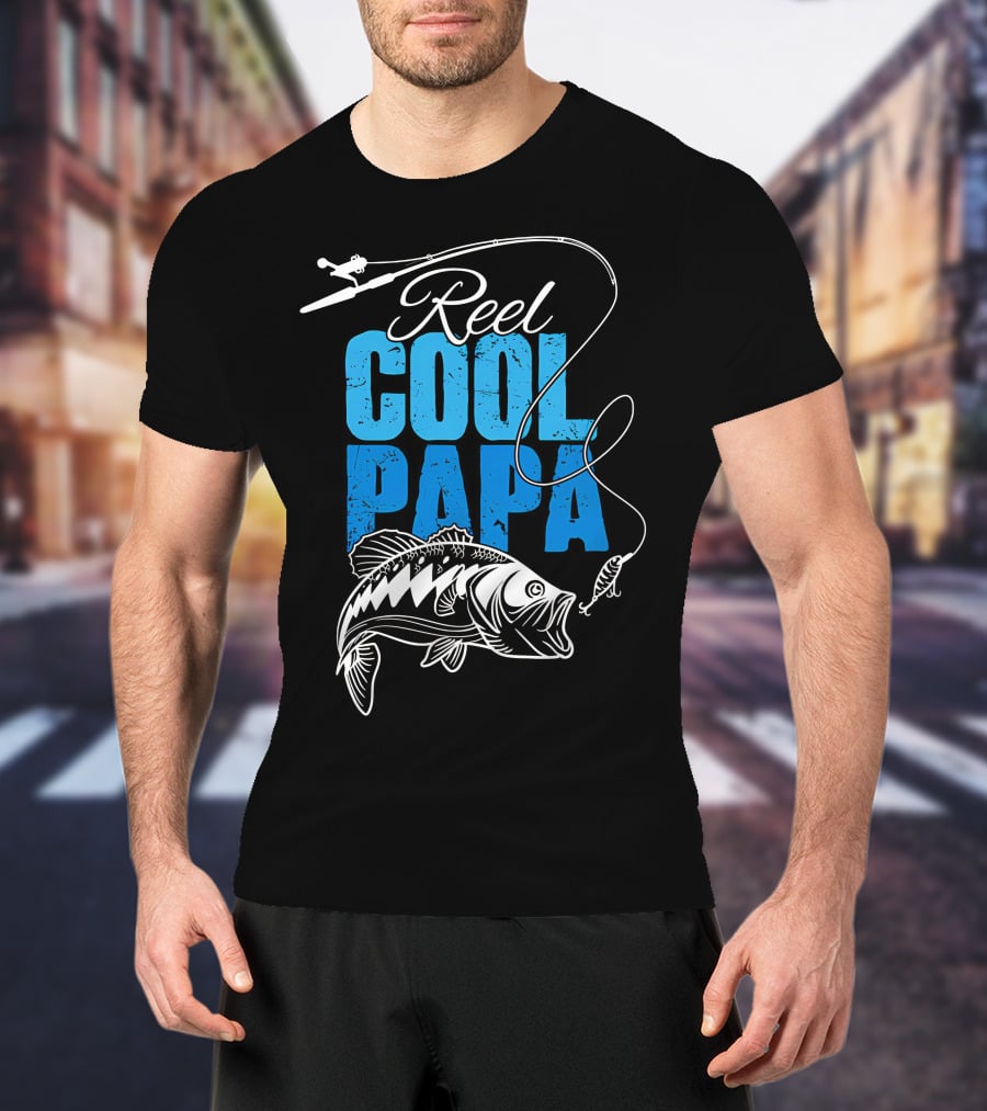Reel Cool Papa Fishing T-Shirt