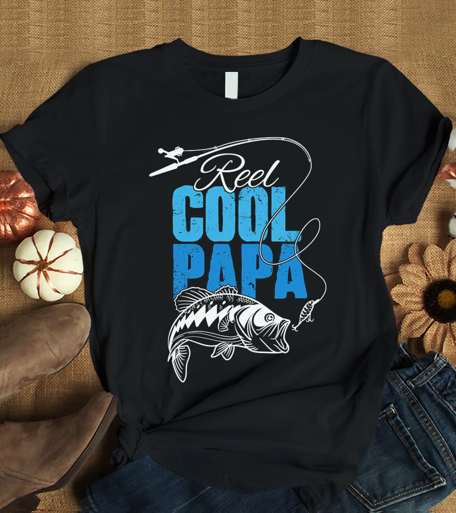 Reel Cool Papa Fishing T-Shirt