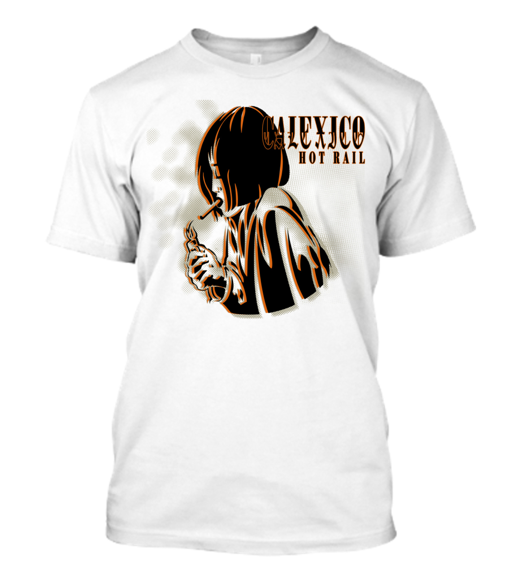 Calexico Hot Rail Smoking Figure T-Shirt