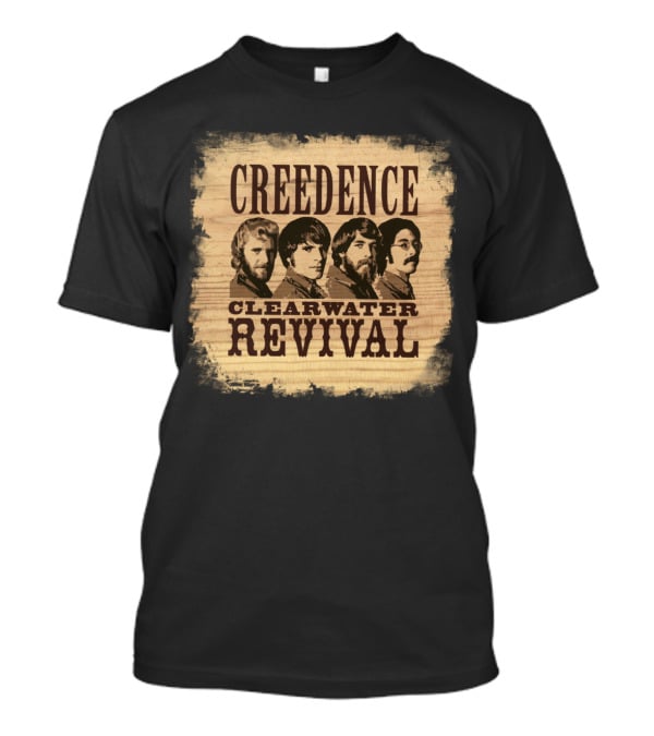 Creedence Clearwater Revival Band Portrait T-Shirt