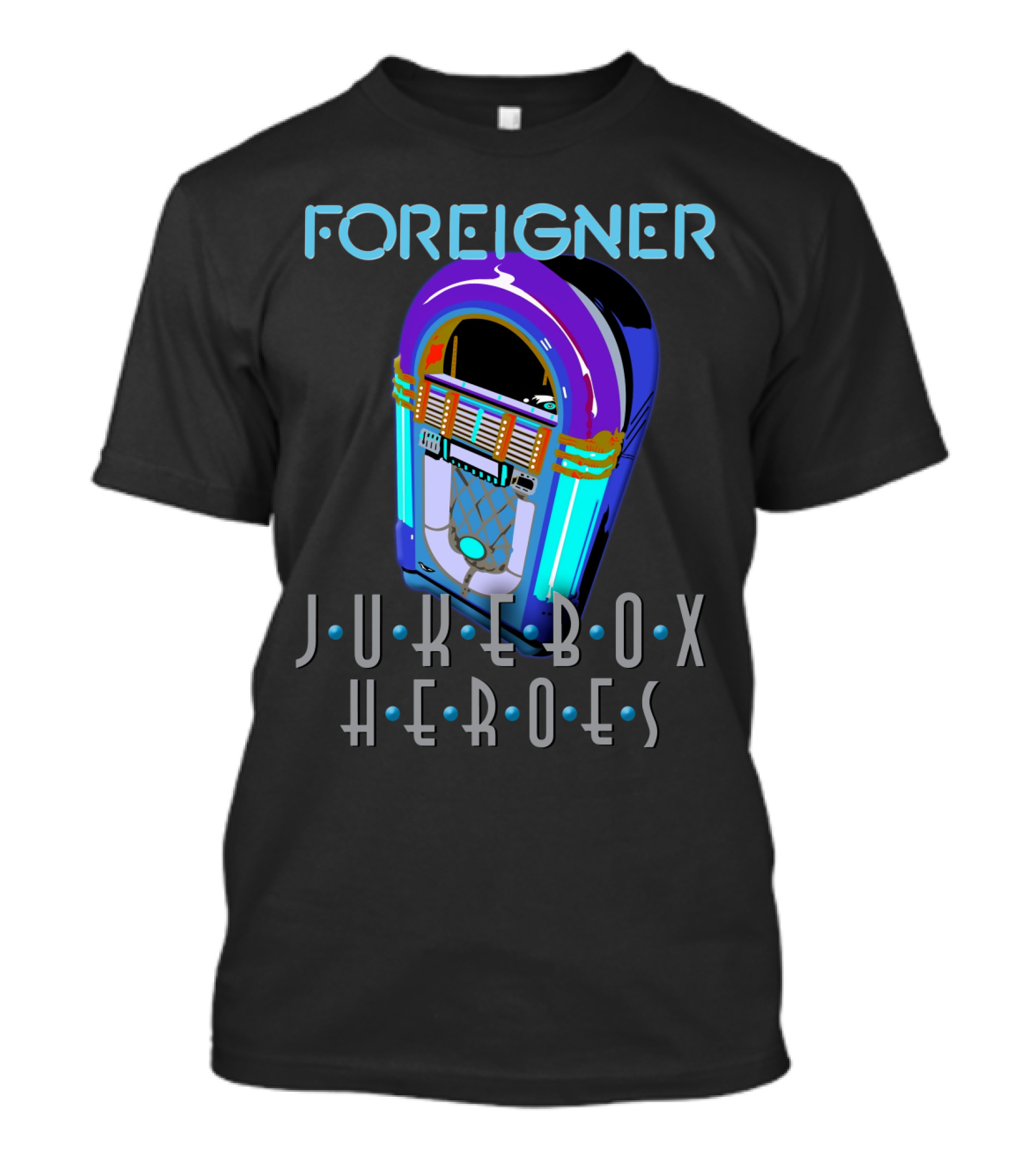 FOREIGNER Jukebox Heroes T-Shirt