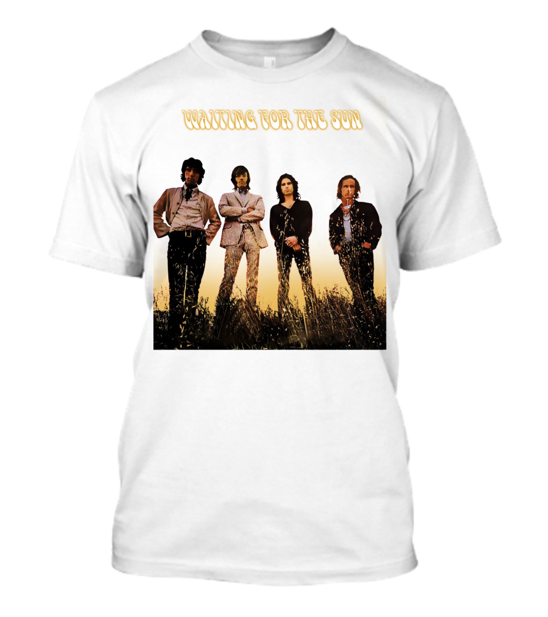 Waiting For The Sun The Doors Band Members T-Shirt