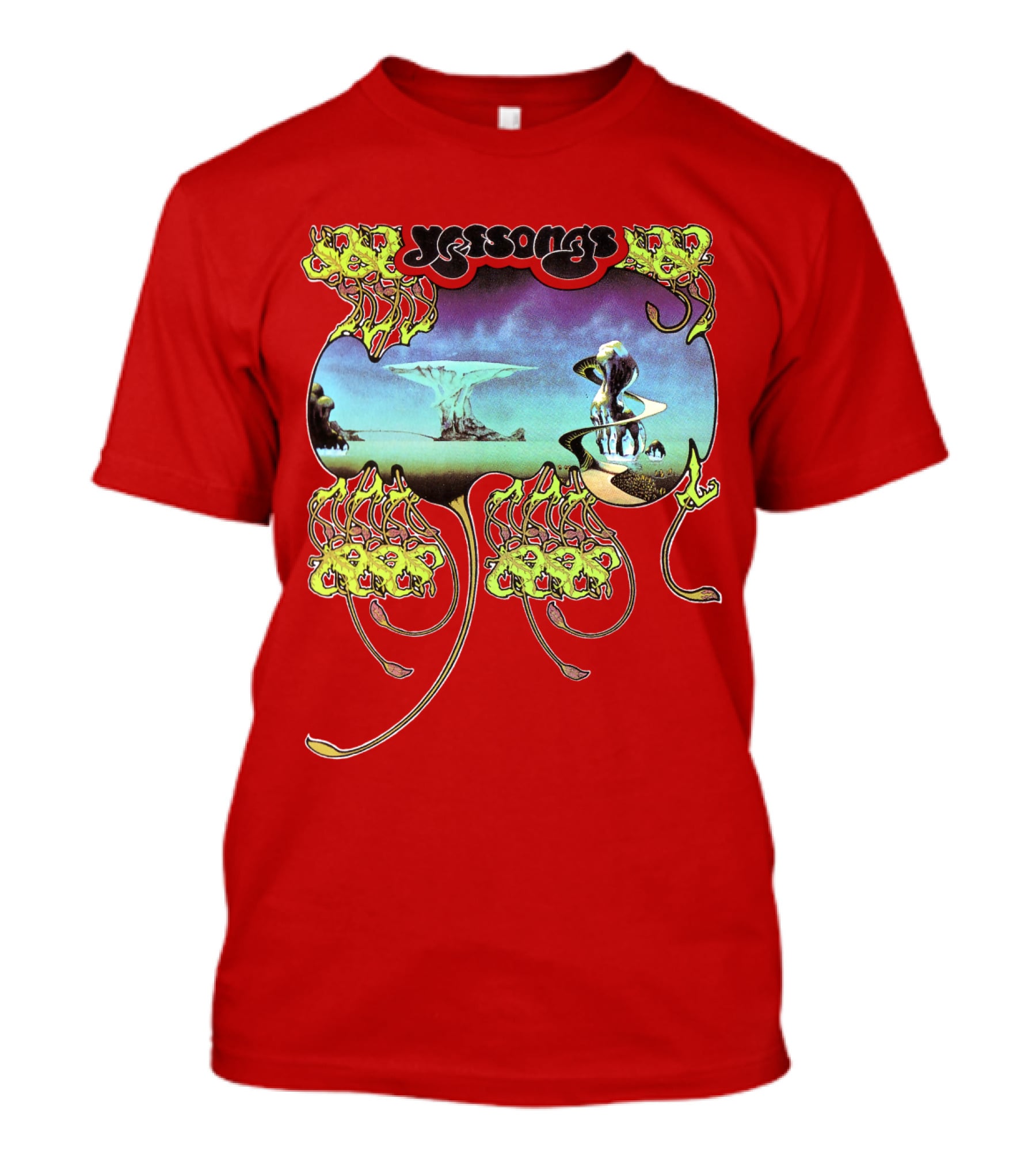 Yes Yessongs Album Artwork Fantasy Landscape T-Shirt