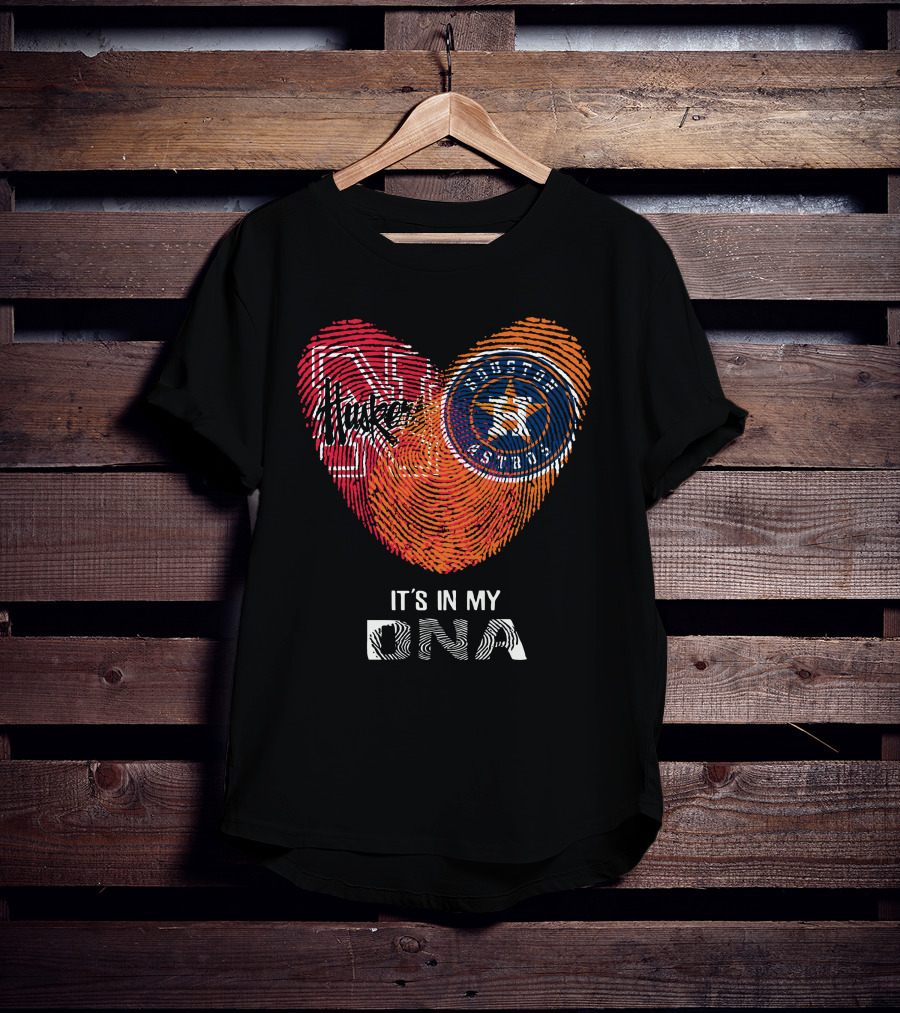 Houston Astros Nebraska Huskers It's In My DNA T-Shirt