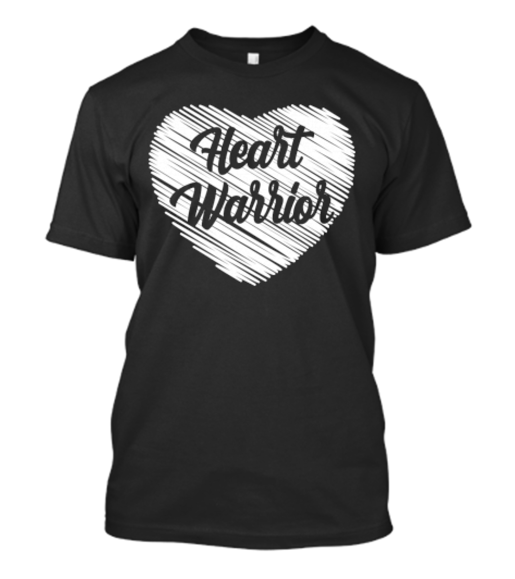Heart Warrior Wear Red Heart Disease Awareness T-Shirt