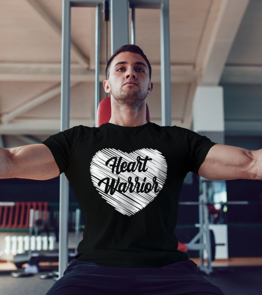 Heart Warrior Wear Red Heart Disease Awareness T-Shirt