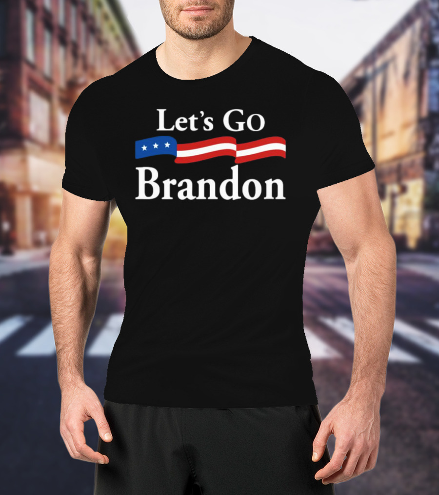 Let's Go Brandon American Flag T-Shirt