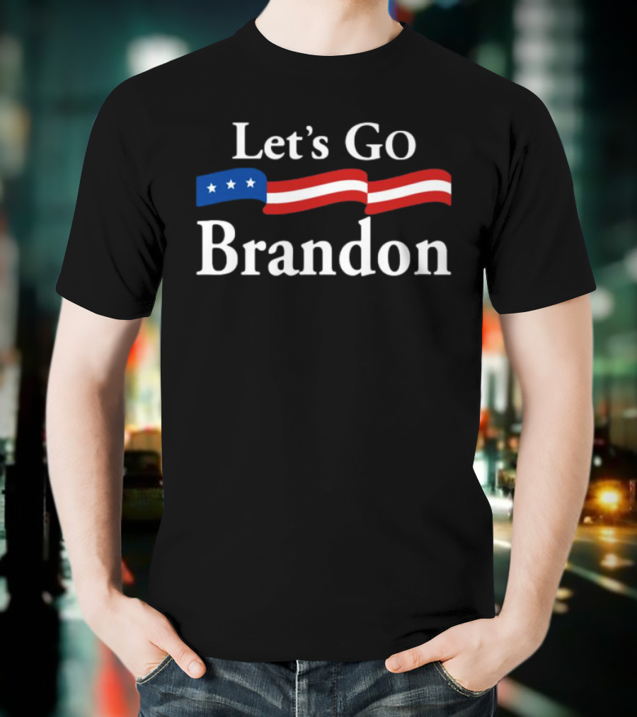 Let's Go Brandon American Flag T-Shirt