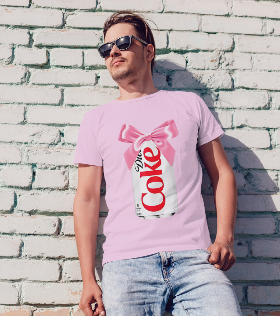 Pink Bow Diet Coke Can T-Shirt