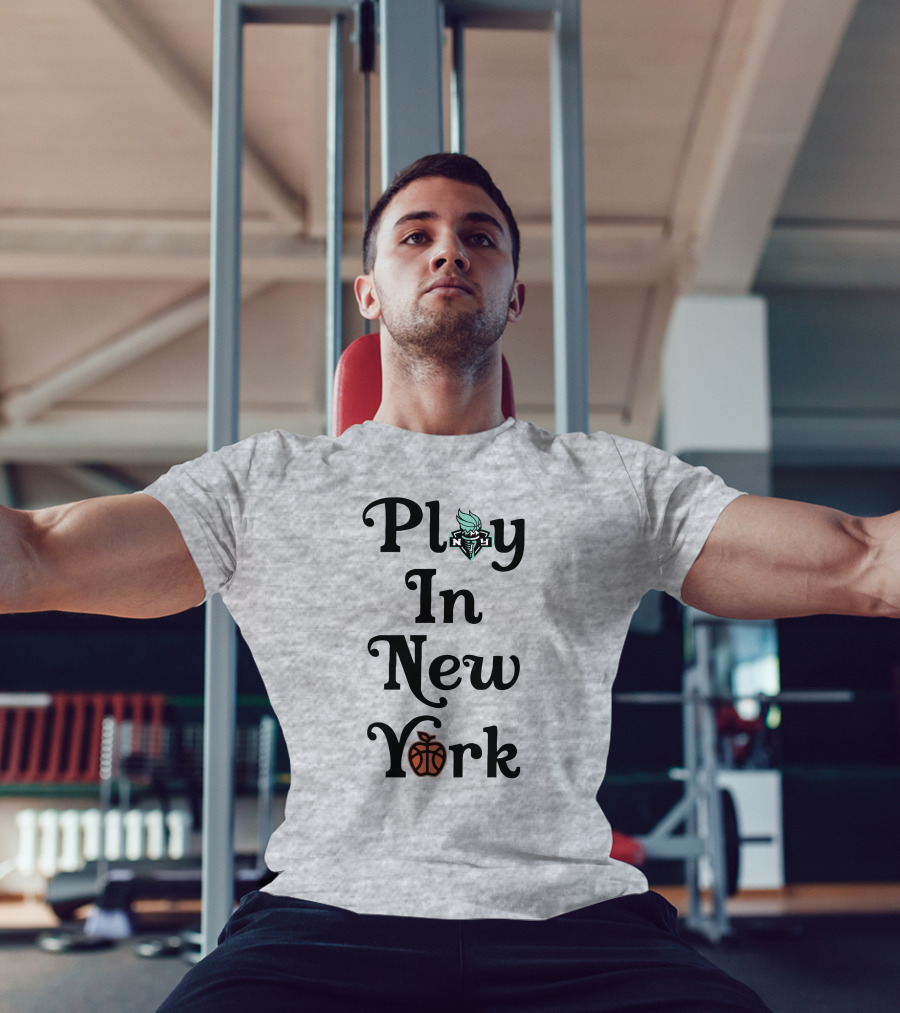 Play In New York Liberty Basketball Icon T-Shirt