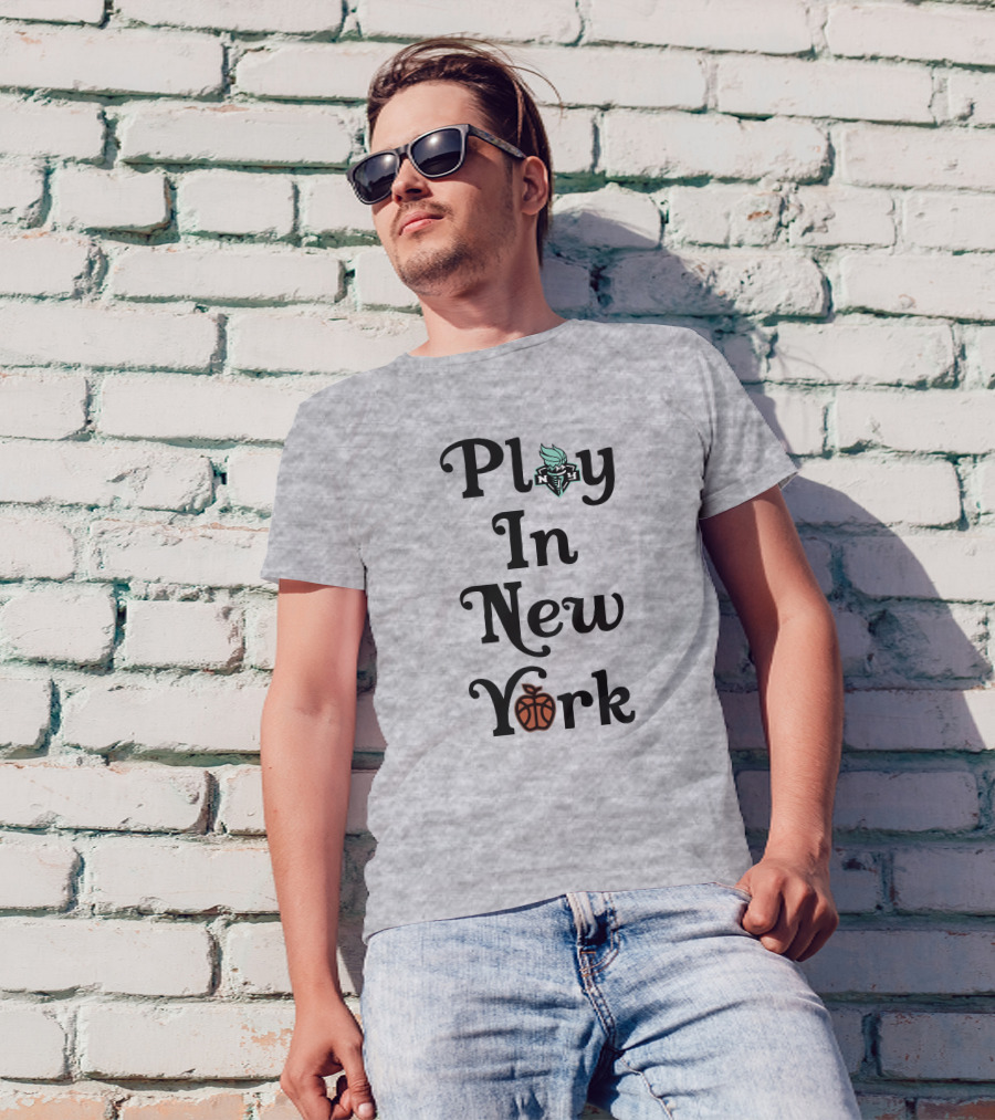 Play In New York Liberty Basketball Icon T-Shirt