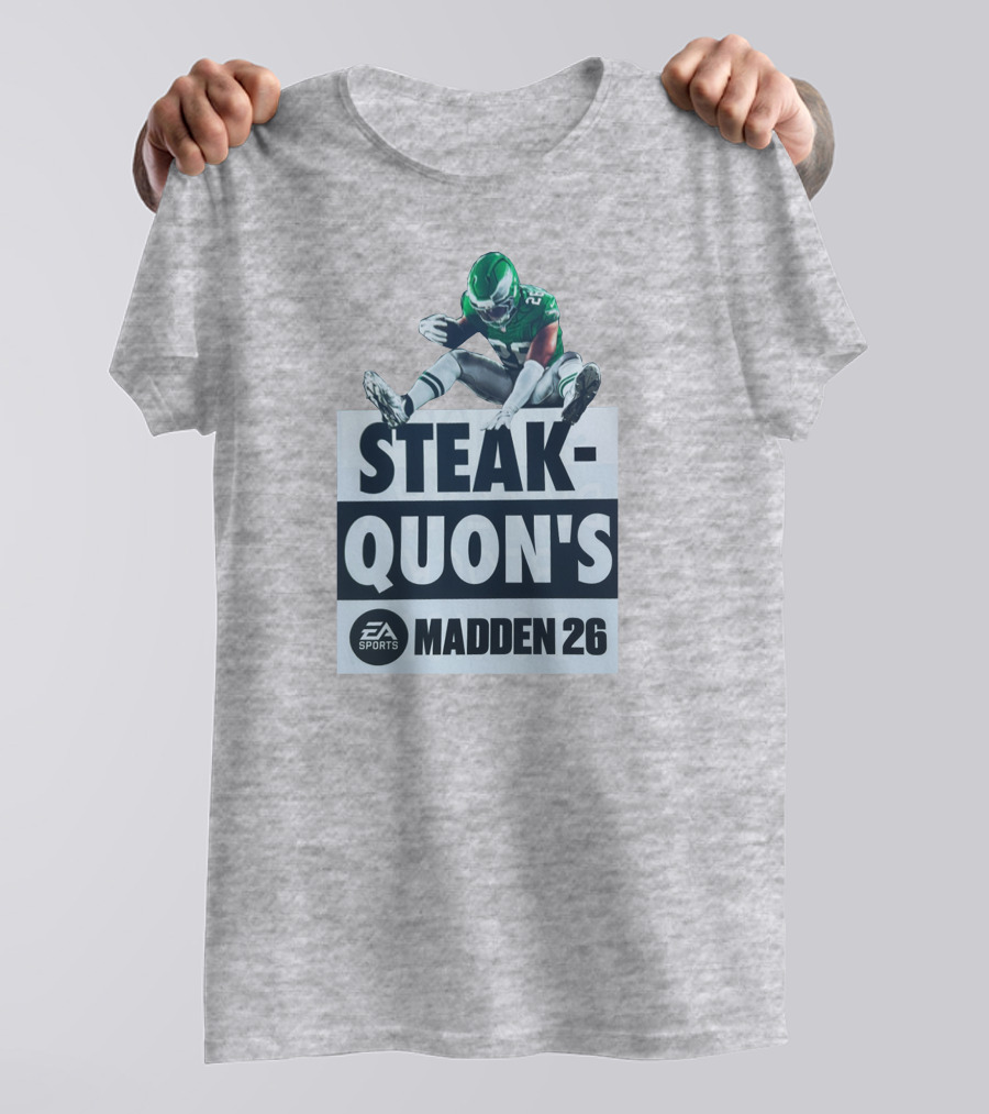 Saquon Barkley Steak Quon’s EA Sports Madden 26 Philadelphia Eagles T-Shirt