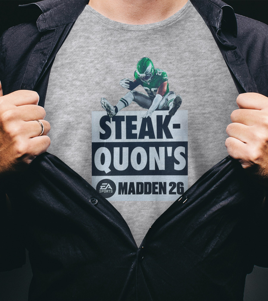 Saquon Barkley Steak Quon’s EA Sports Madden 26 Philadelphia Eagles T-Shirt