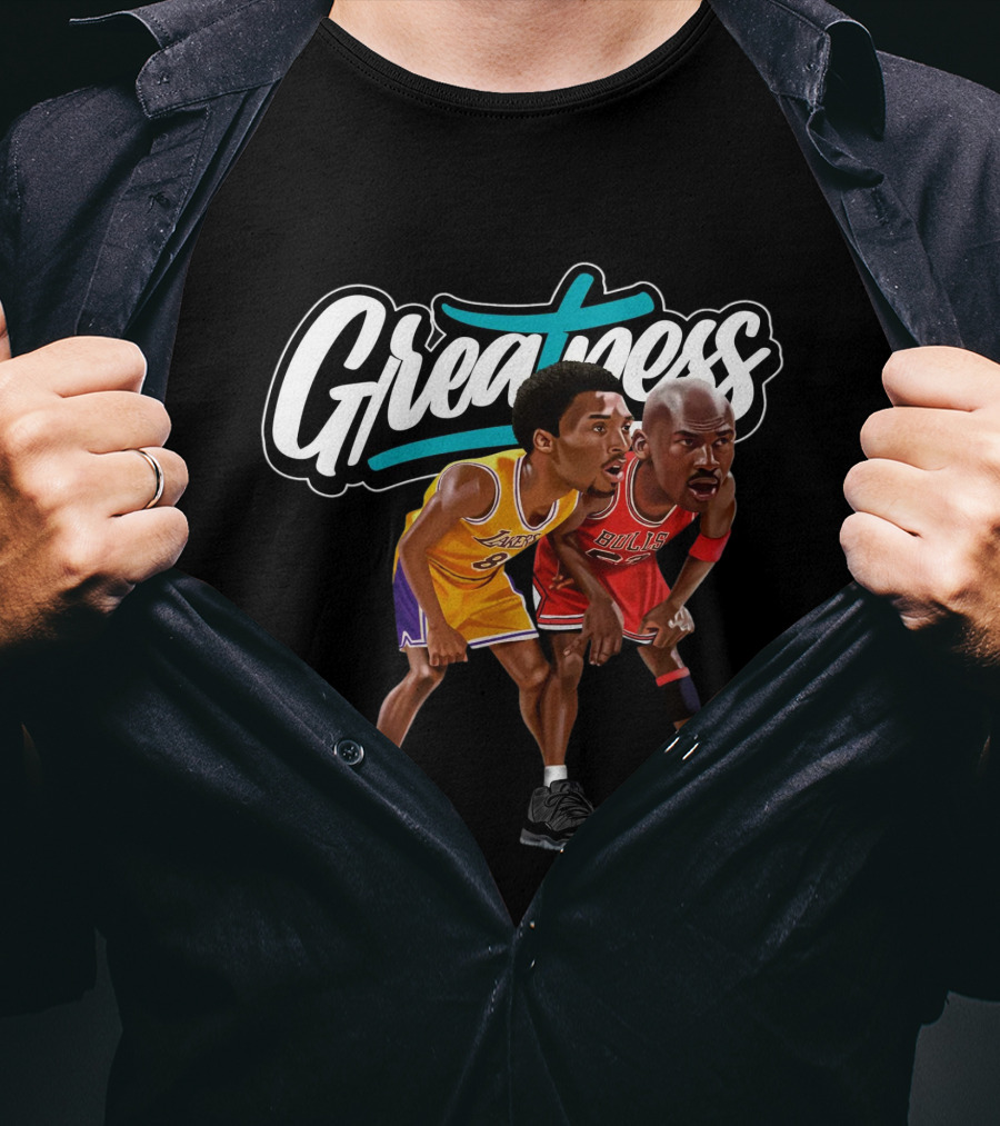 Jordan 11 Gamma Blue Lakers Bulls Greatness Basketball Legends T-Shirt