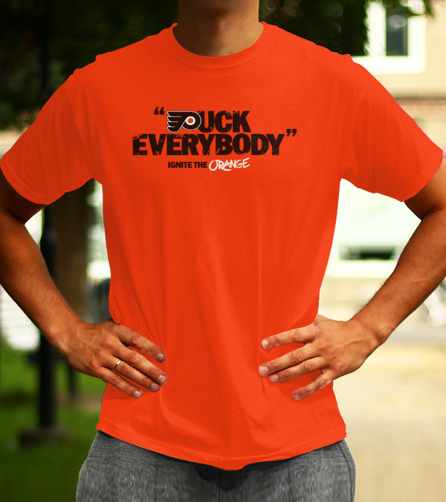 Philadelphia Flyers Puck Everybody Ignite The Orange T-Shirt