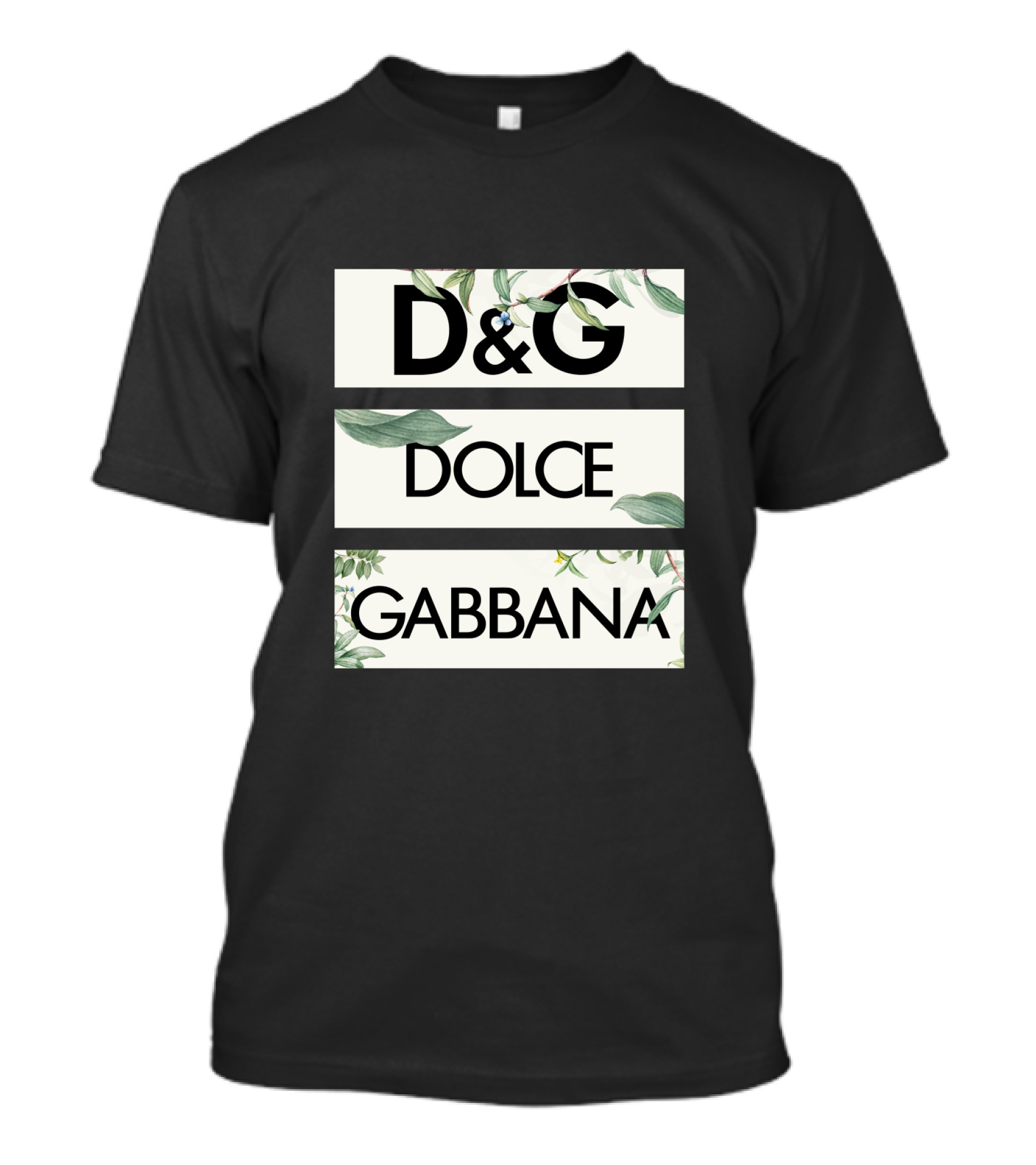 D&G Dolce Gabbana Botanical Leafs T-Shirt