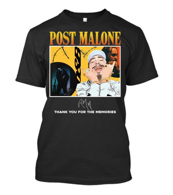 Post Malone Thank You For The Memories T-Shirt