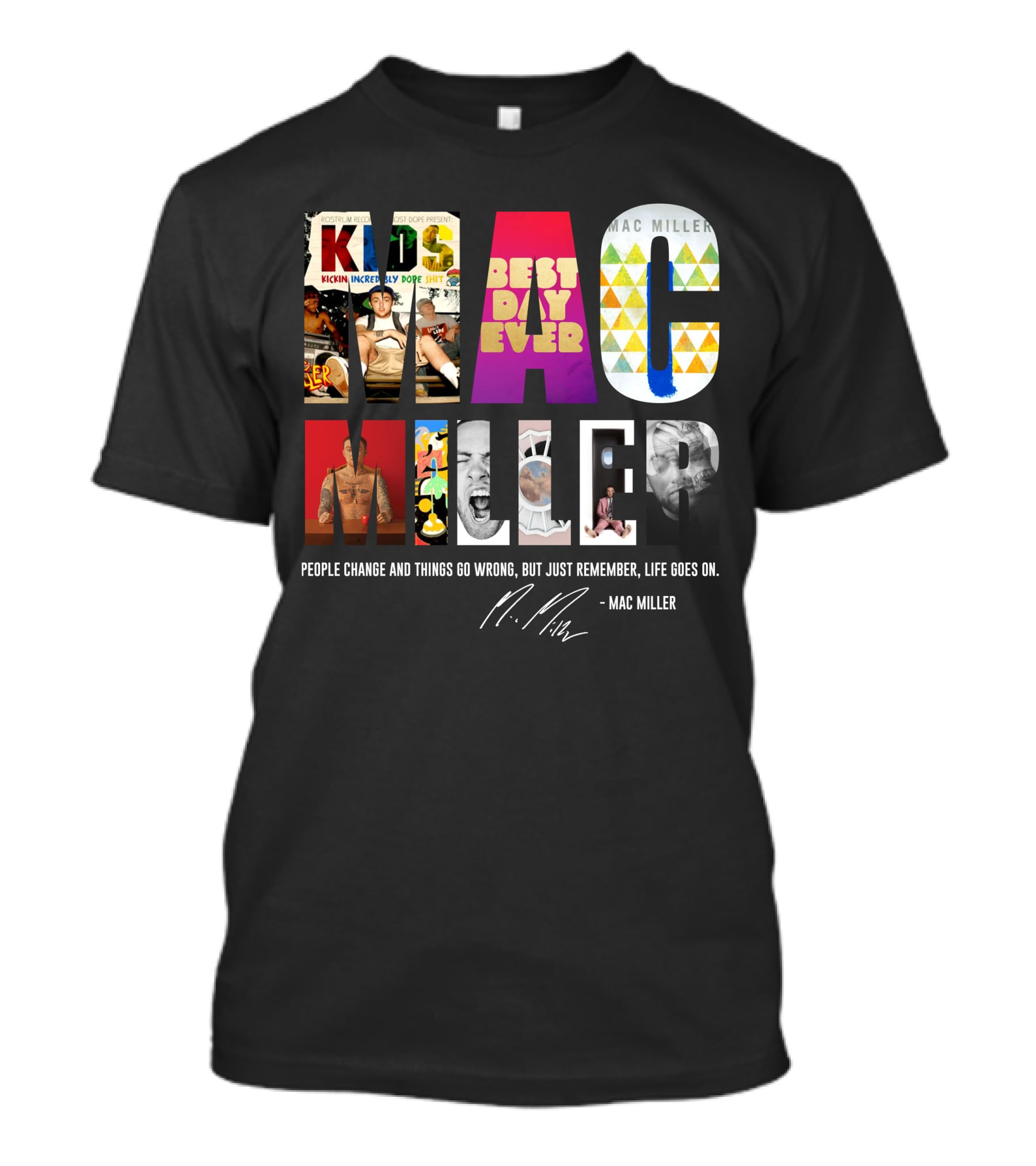 Mac Miller Best Day Ever Kids Poster T-Shirt