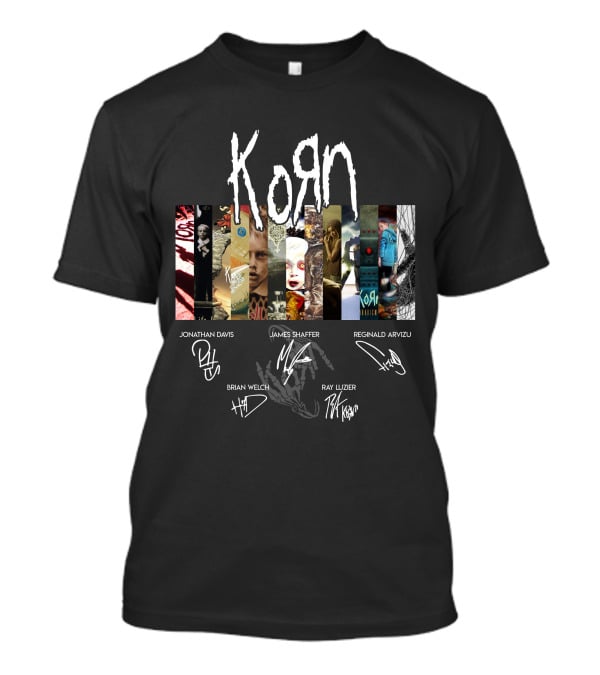Korn Artwork And Signatures Compilation T-Shirt