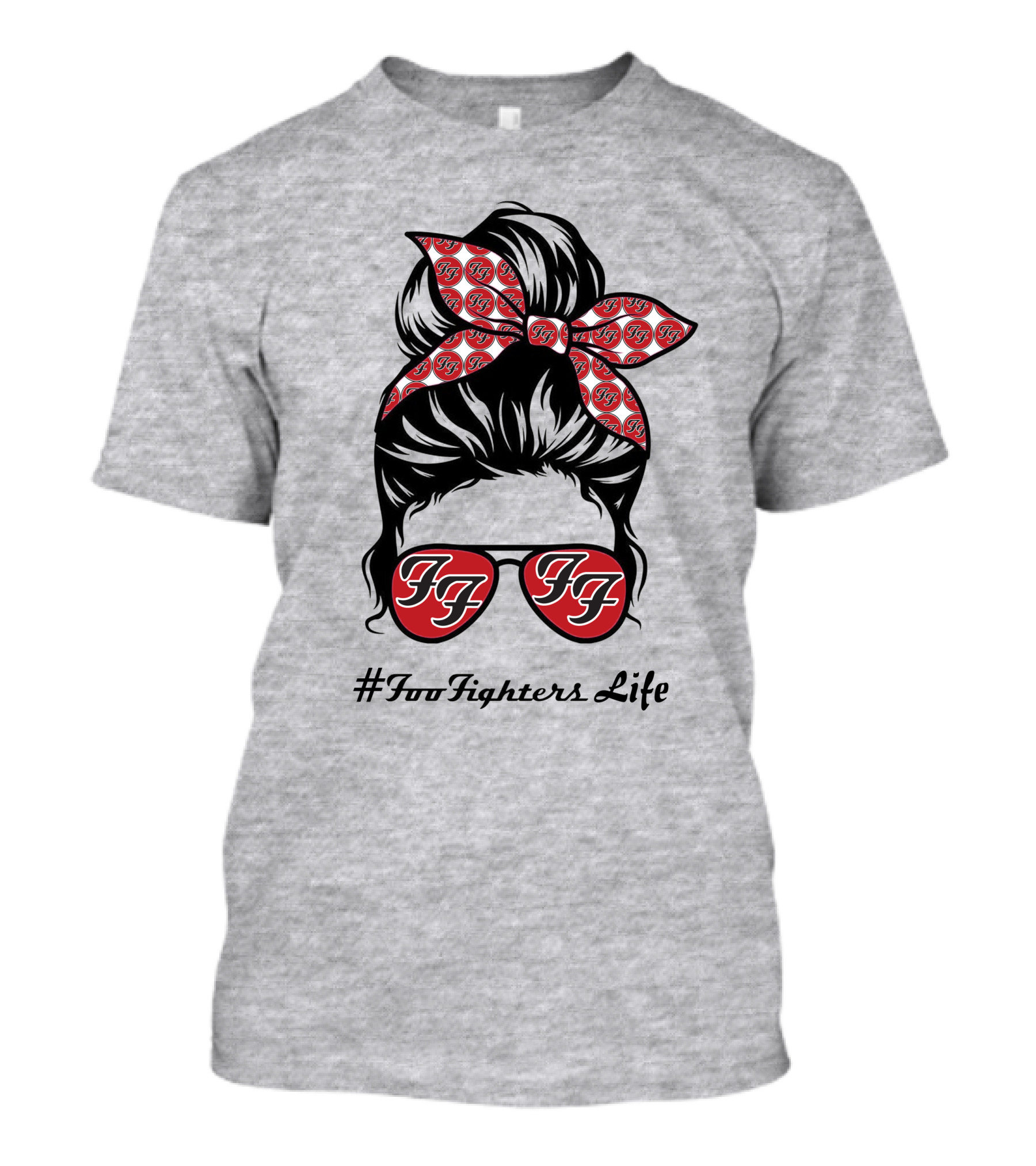 #Foofighterslife Ff Bandana Sunglasses T-Shirt