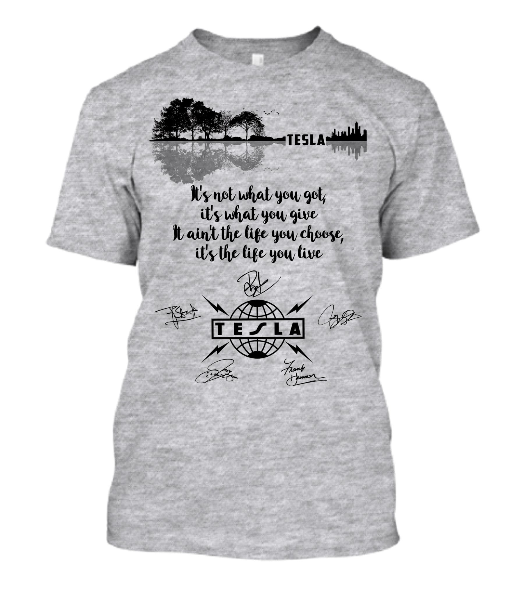 Tesla It's Not What You Got It's What You Give T-Shirt