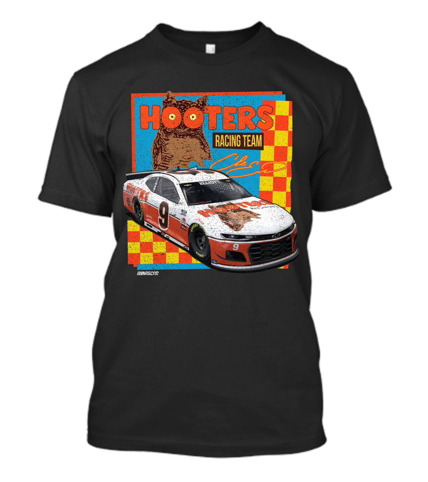 Hooters Racing Team NASCAR Car CE06 T-Shirt