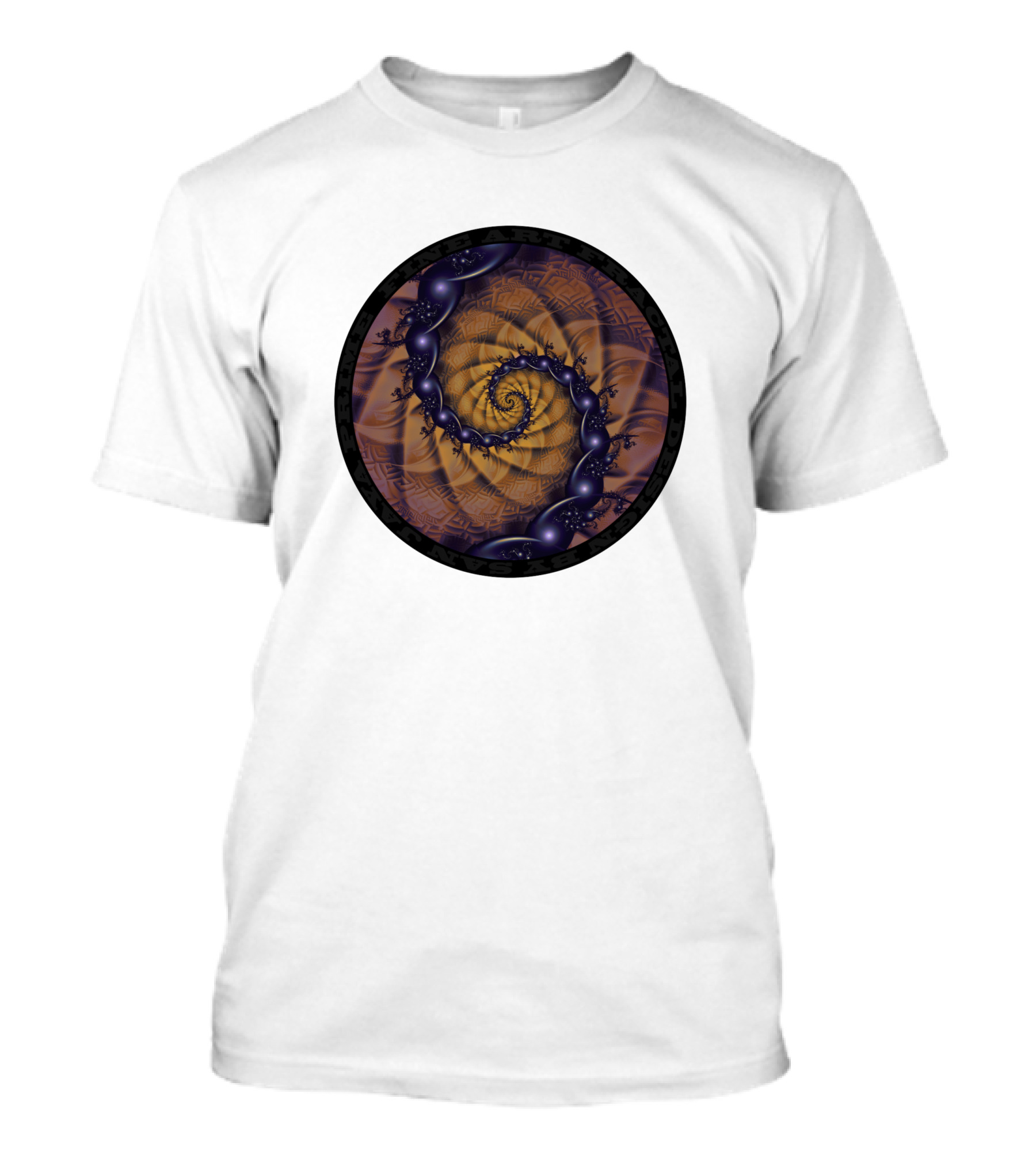 An Emperor Scorpion's Dark Fractal Spiral 1001 Details T-Shirt