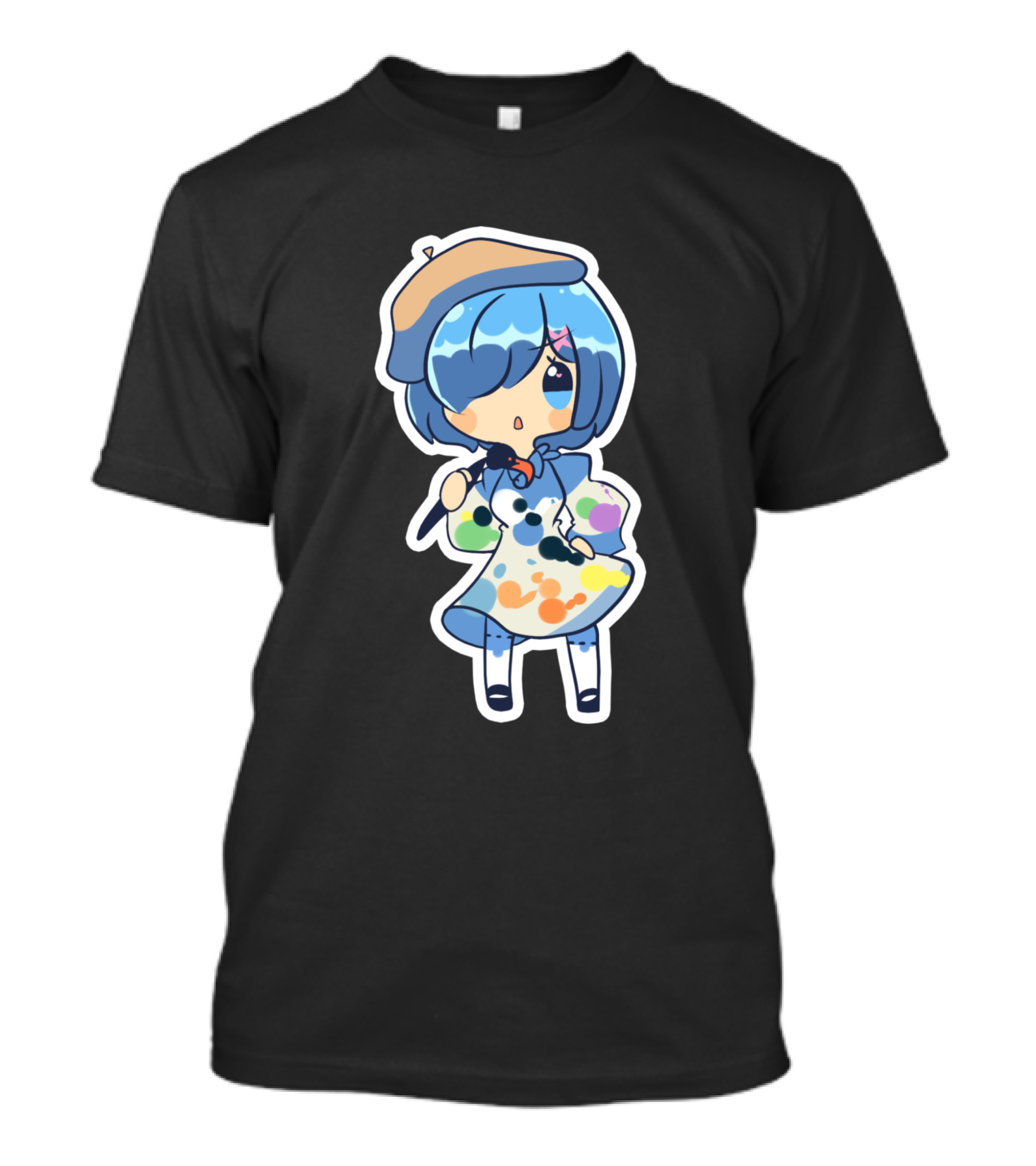 Rem Chibi Art Painter Style 923986 T-Shirt