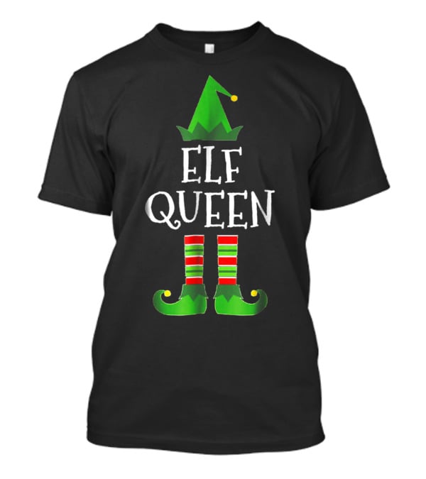 Whimsical Elf Queen Holiday Family Group T-Shirt