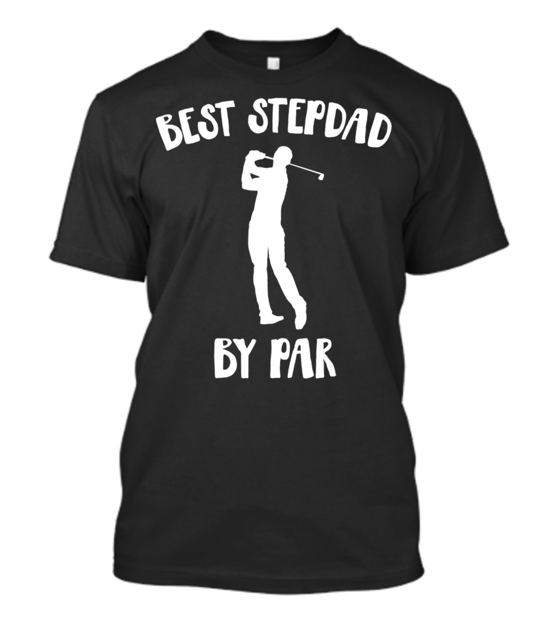 Best Step Dad By Par Golf Swing T-Shirt