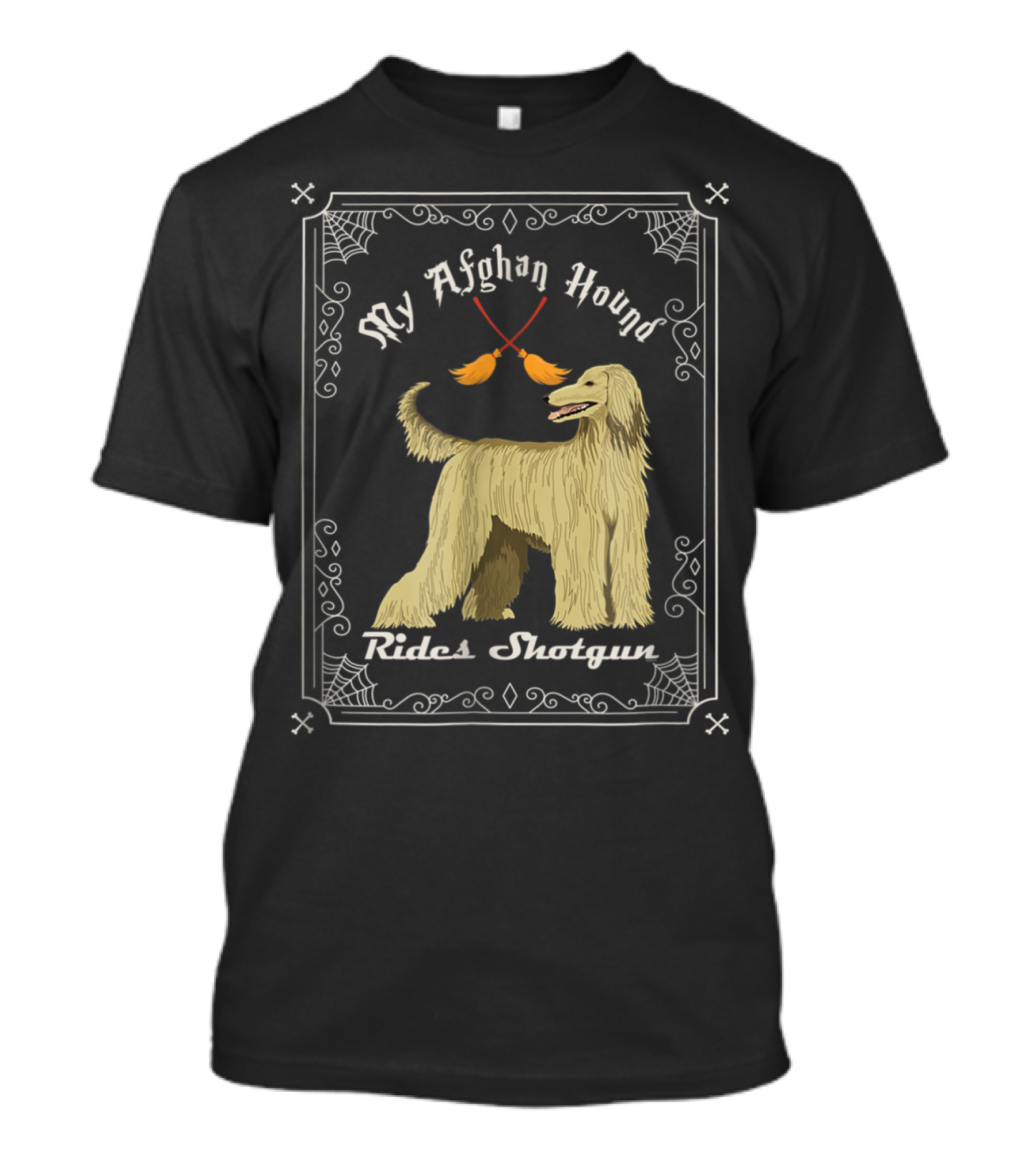My Afghan Hound Rides Shotgun T-Shirt